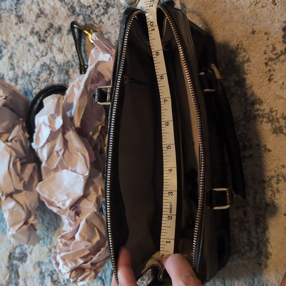 Brahmin Vintage Like New Crandall Doctors Dark Brown Black Tomago - Picture 14 of 16